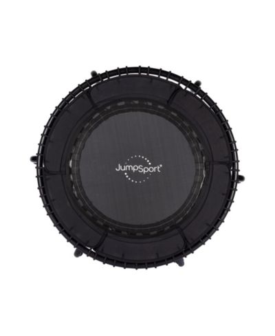 JumpSport 370 Home Gym 39" Heavy Duty Fitness Trampoline with 4-In-1 DVD, Black