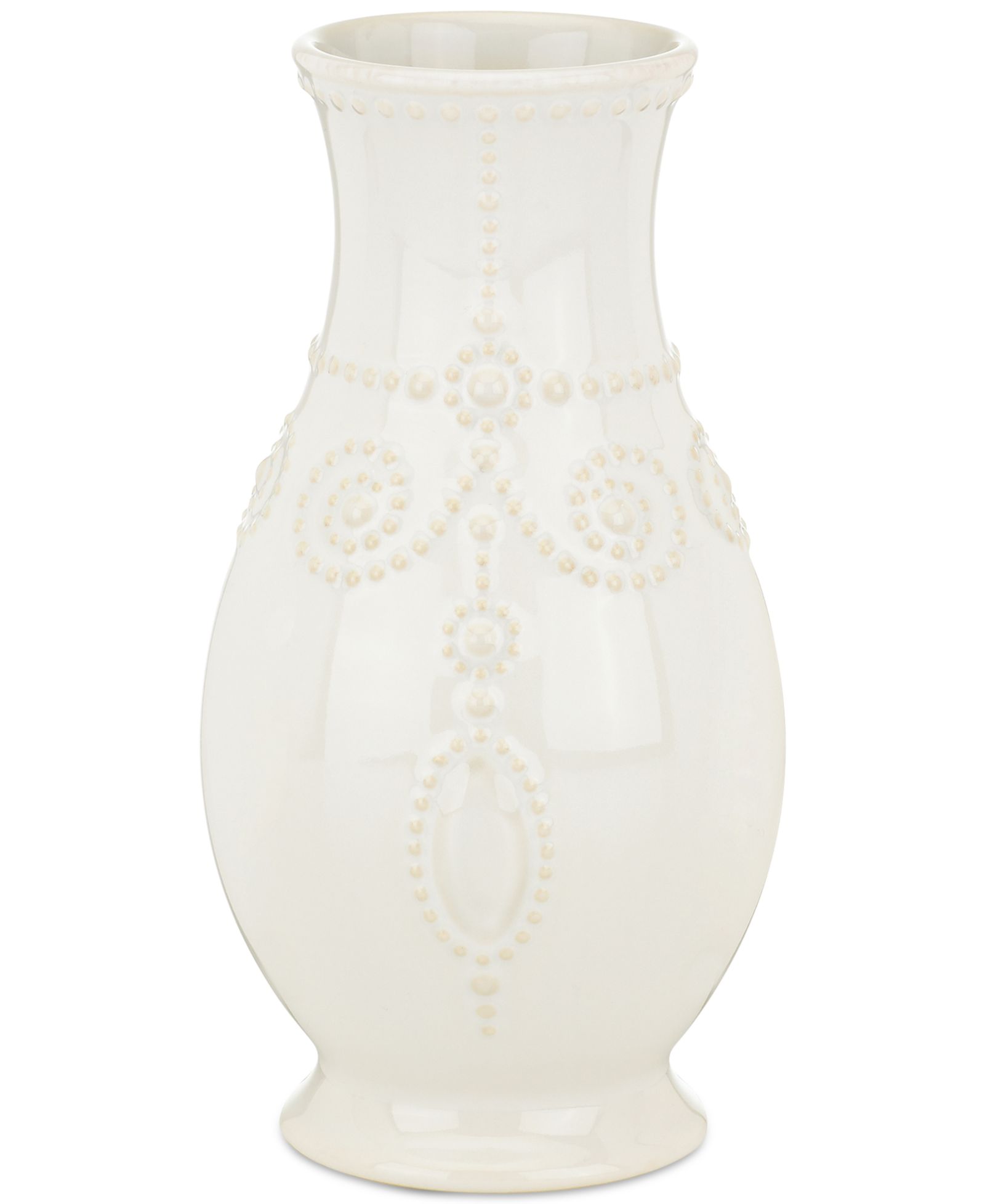 Lenox French Perle Fluted Vase