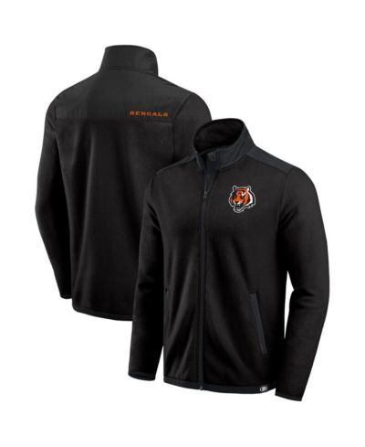 Darius Rucker Collection by Fanatics Мужская черная флисовая куртка на молнии Color Block Cincinnati Bengals