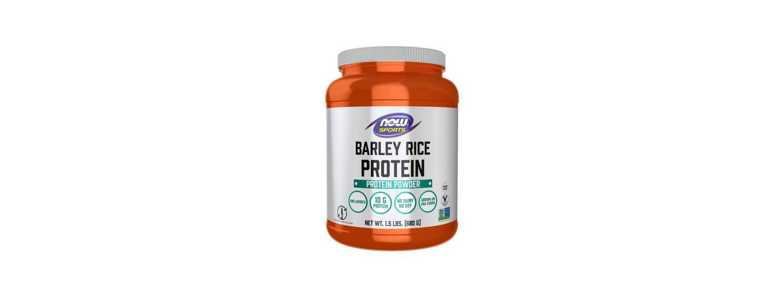 NOW Foods протеин из ячменного риса без вкуса, 1.5 Lbs