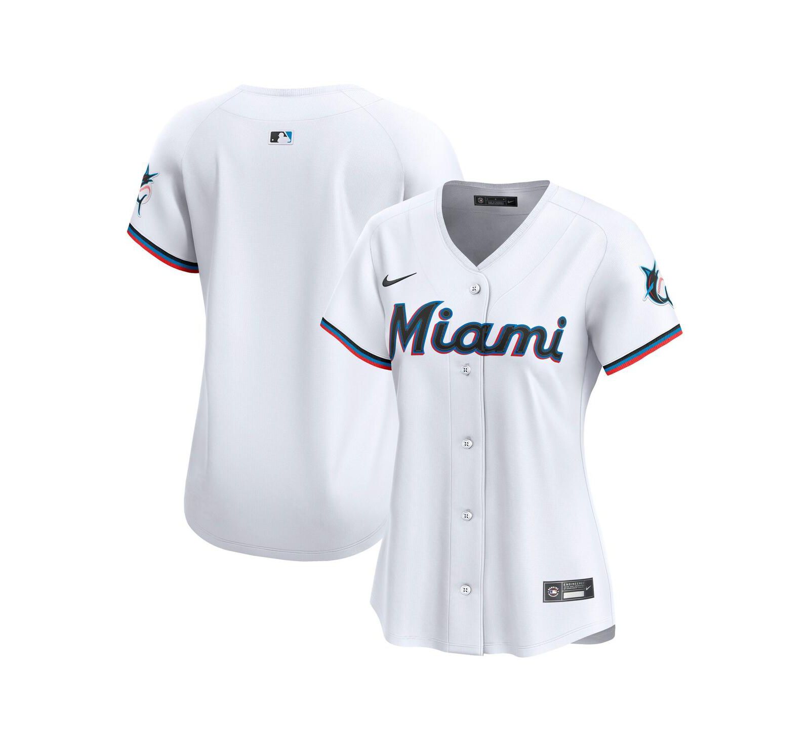 Nike Женская джерси Miami Marlins Home Limited, белая