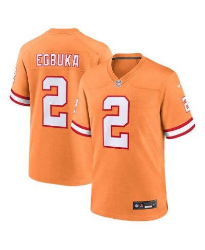 Мужская игровая джерси Nike Emeka Egbuka Creamsicle Tampa Bay Buccaneers Alternate 2