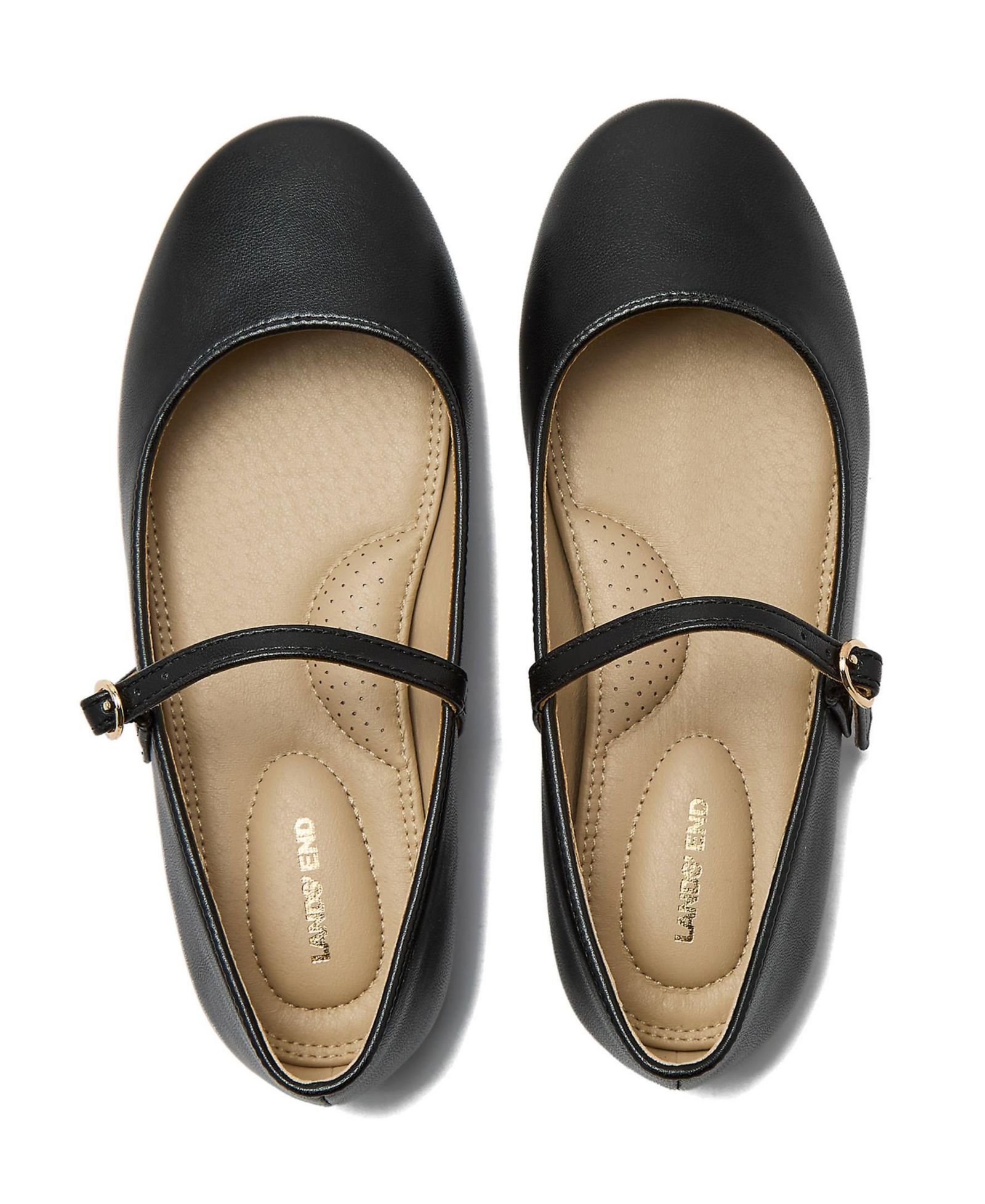 Lands' End Girls Classic Mary Jane Flats
