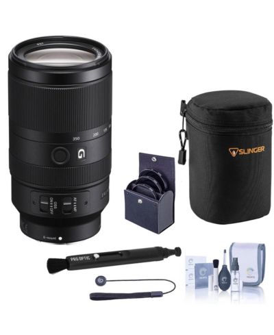 Sony Объектив E 70-350mm f/4.5-6.3 G OSS, комплект с фильтром 67mm и набором для чистки