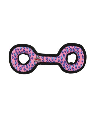 Игрушка для собак Tuffy Medium Tug-O-War Pink Leopard, прочный мягкий пищалка