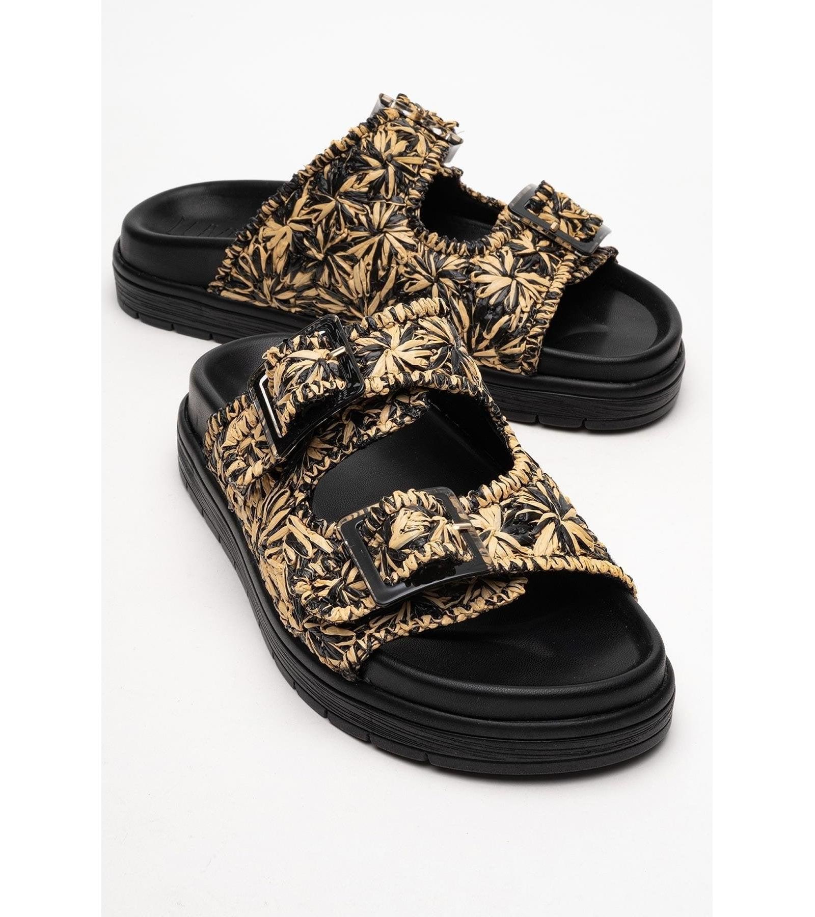 Forever & Always Shoes Milana Leather Double Strap Sandal (Women)