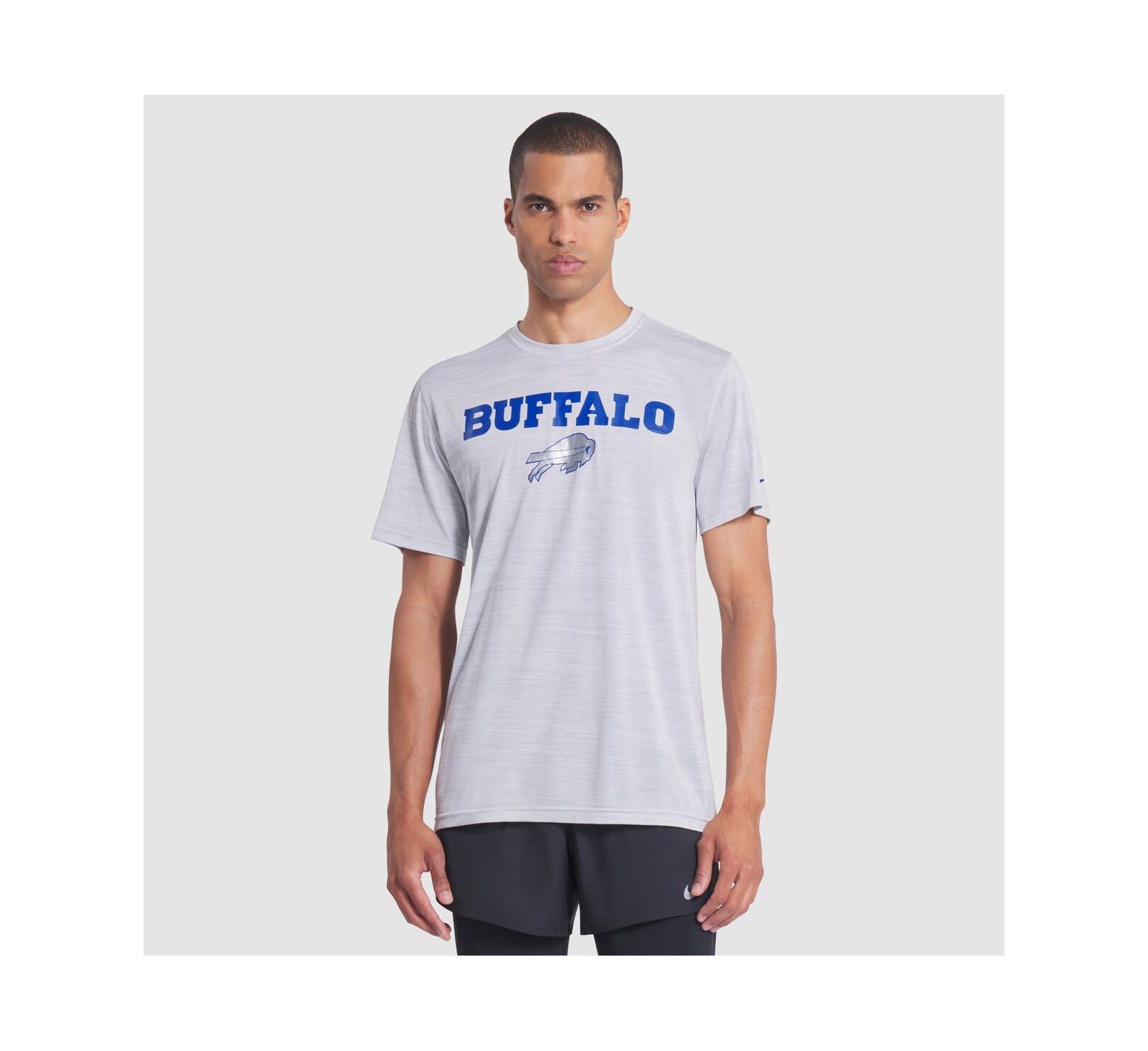 Nike Men's White Buffalo Bills 2025 Rivalries Collection Sideline Velocity Dri-FIT T-Shirt