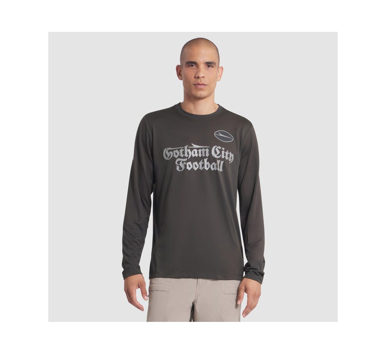 Nike Мужская футболка Nike Gotham Green New York Jets 2025 Rivalries Collection Sideline Legend Dri-FIT с длинным рукавом