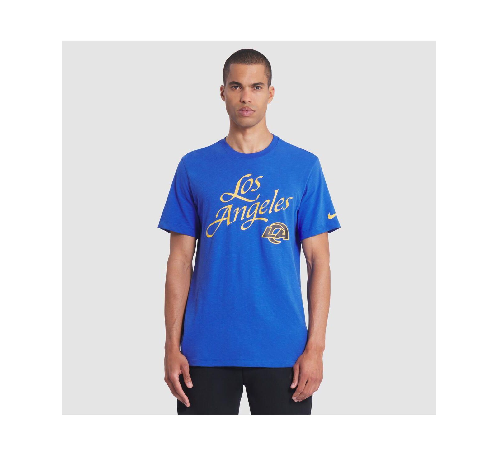 Nike Men's Royal Los Angeles Rams 2025 Rivalries Collection Slub Dri-FIT T-Shirt