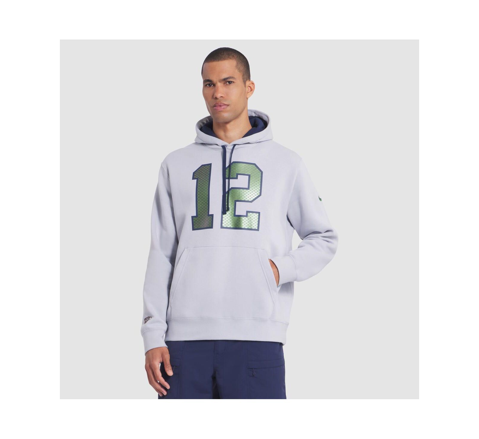 Nike Men's Gray Seattle Seahawks 2025 Rivalries Collection Club Hoodie