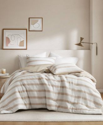 510 Design Merritt Yarn-Dyed Striped 3-Pc. Comforter Set, King/California King