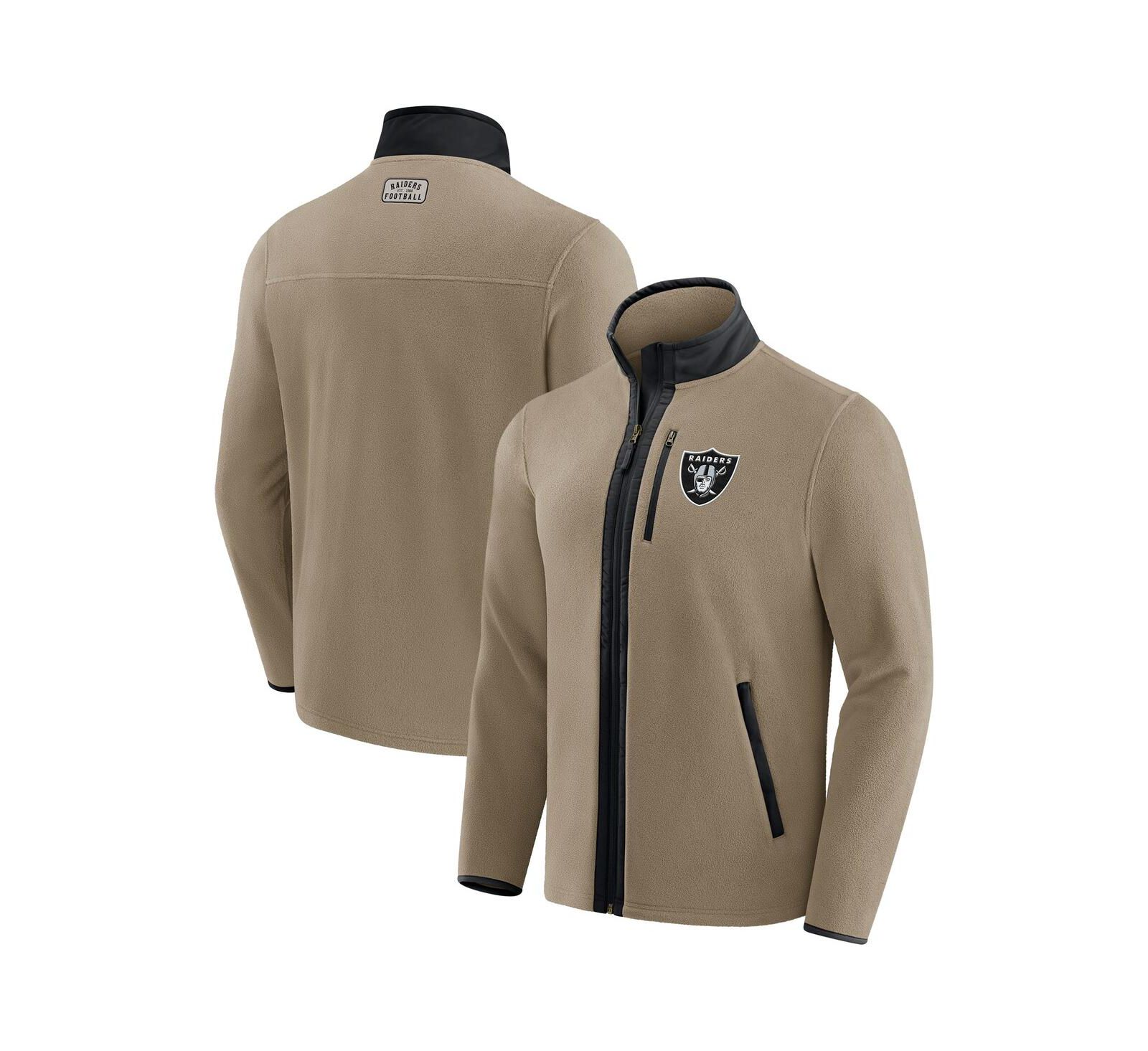 Мужская флисовая куртка на молнии Darius Rucker Collection by Fanatics x NFL, Las Vegas Raiders