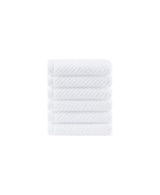 Набор махровых полотенец Madison Park Diagonal Ribbed Cotton 6-Pc. Set