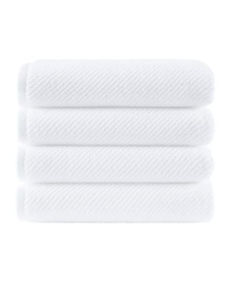 Набор банных полотенец Madison Park Diagonal Ribbed Cotton 4-Pc. Set