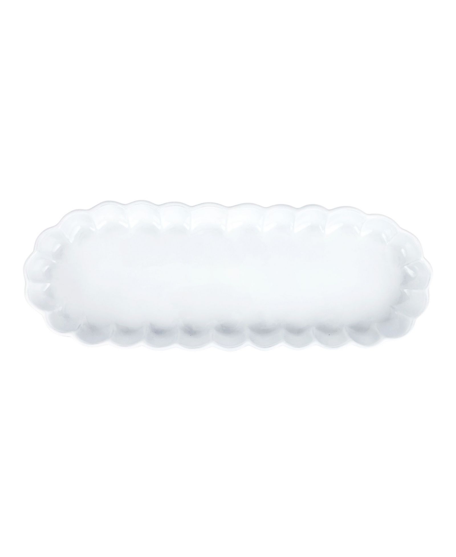 VIETRI Incanto Ruffle Oval Tray