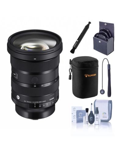 Sigma 24-70mm f/2.8 DG DN II Art Lens for L Mount, Bundle w/Included Value