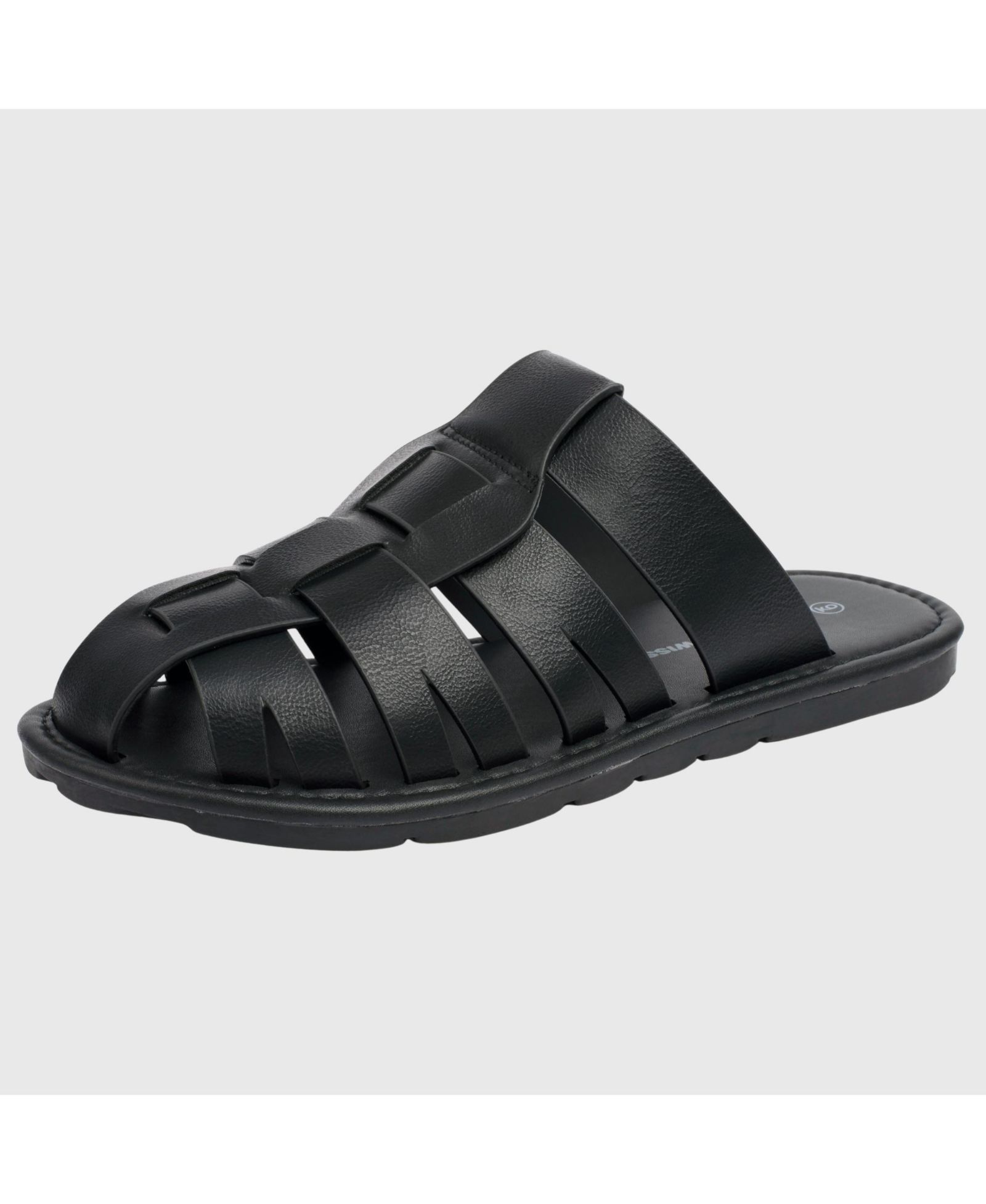 Alpine Swiss Men's Marlin Fisherman Slide Sandals Faux Leather Dressy Sandals