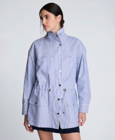 Kenneth Cole Women's Striped Long-Sleeve Jacket