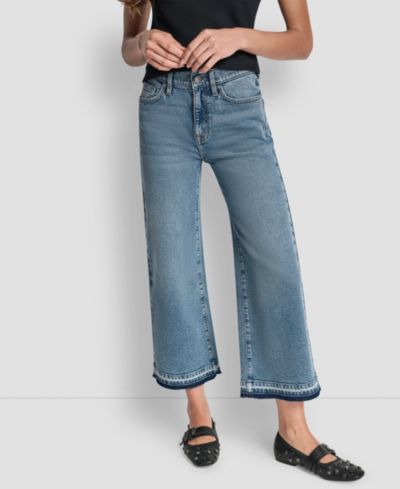 Женские широкие джинсы DKNY Jeans Mid-Rise Wide Leg Jeans