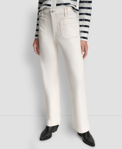 DKNY Jeans женские джинсы с высокой посадкой, расклешенные