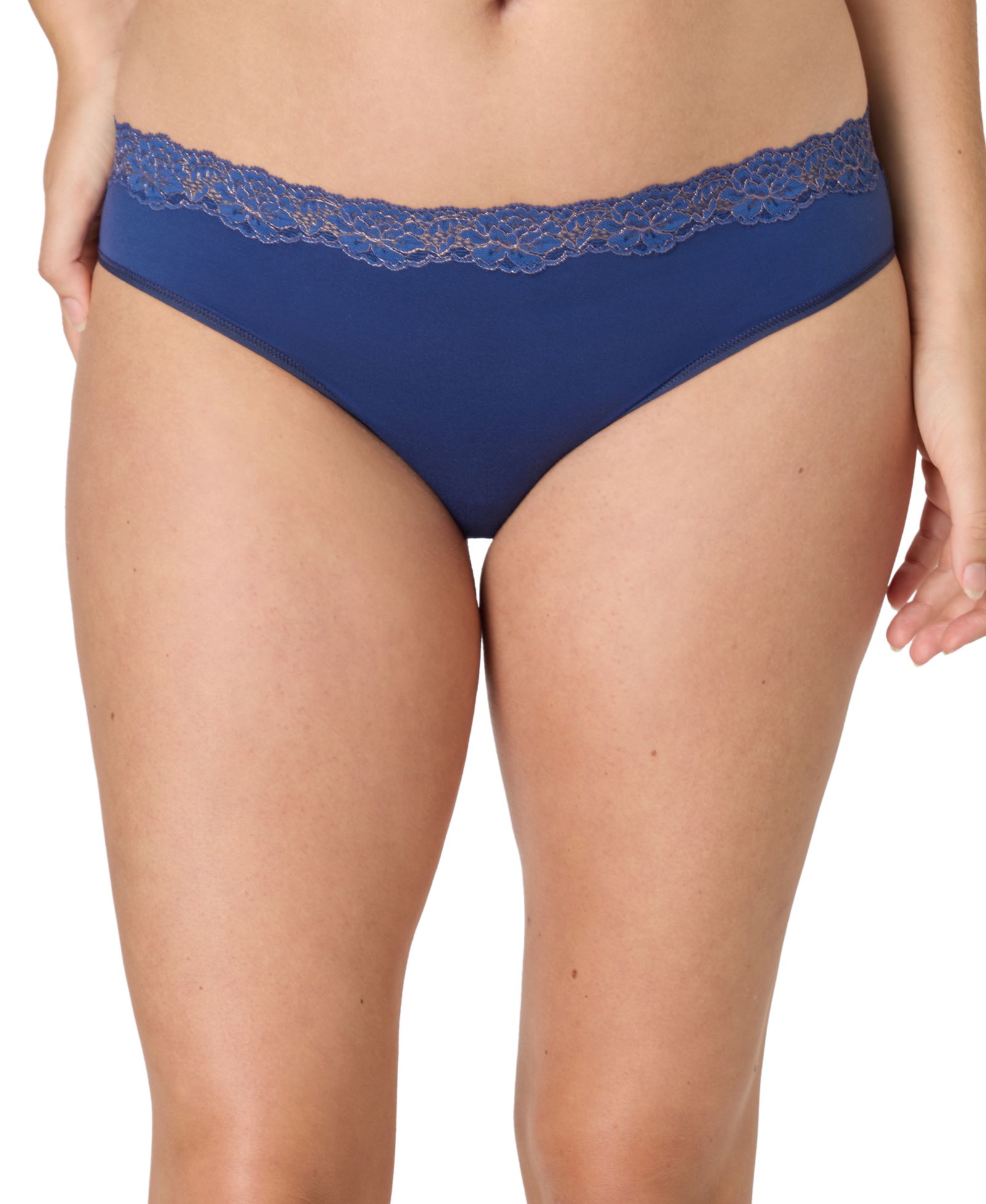 Maidenform Women's Everyday Pretty Lace Cheeky Bikini Panty DMPLBK