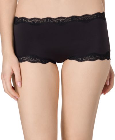 Maidenform Women's Everyday Pretty Lace Mid-Rise Boyshort Panty DMPLBS