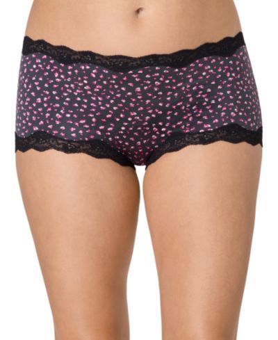 Black Floral Spots Print