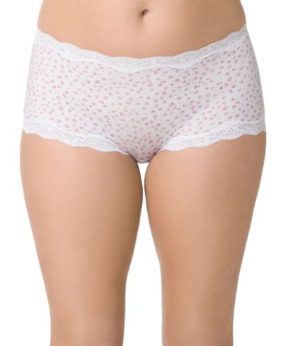White Floral Spots Print