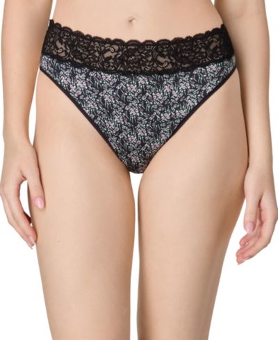 Black Ditsy Drama Print