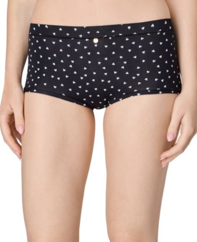 Black Tossed Heart Print