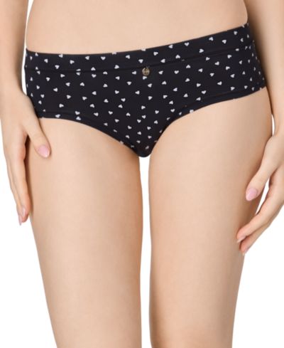 Black Tossed Heart Print