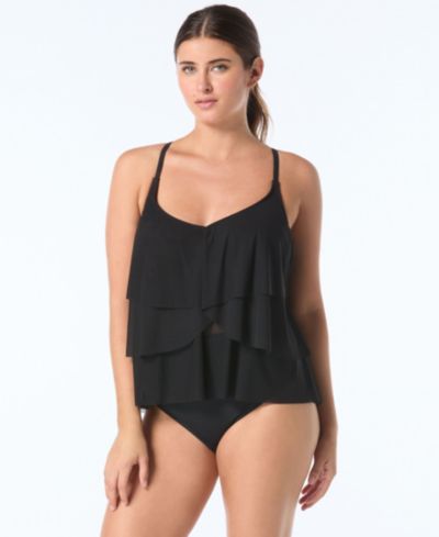 Женский топ-таника Coco Reef Lotus Ruffle V-Neck