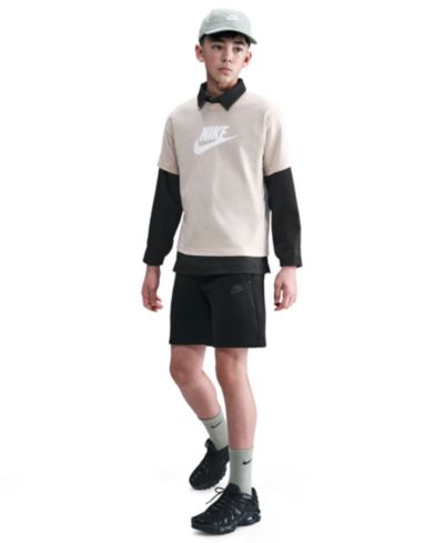 Nike Детские спортивные шорты Tech Fleece 8-20
