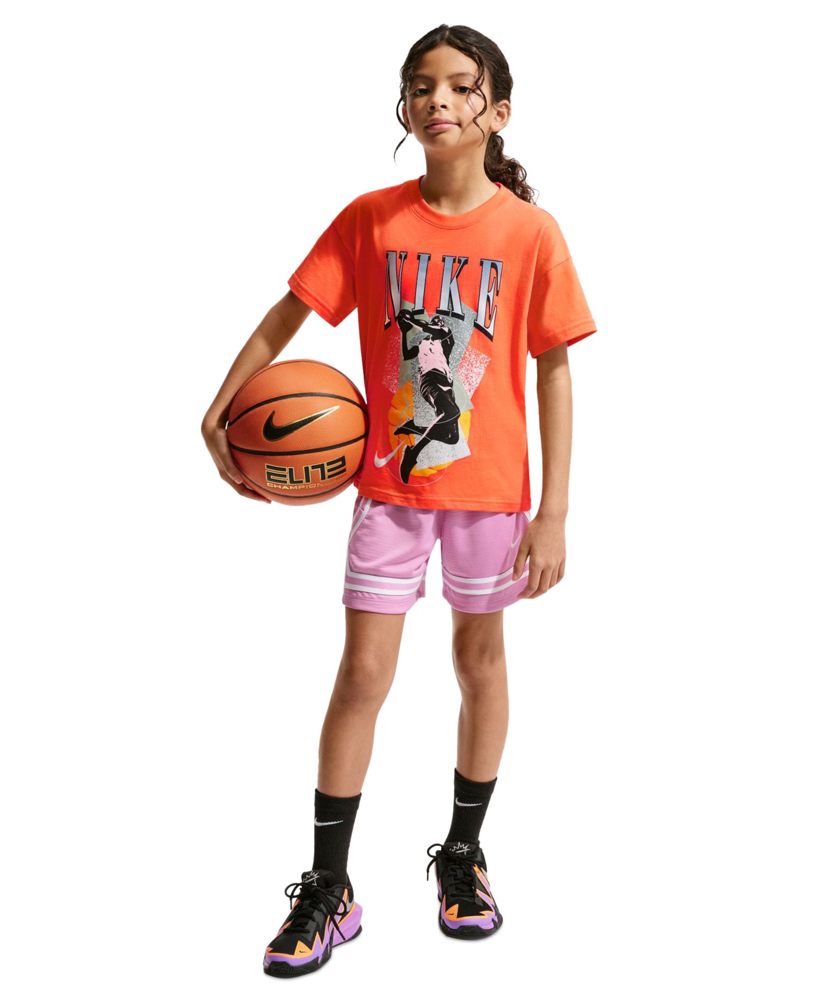 Nike Boys' & Girls' 7-20 Short-Sleeve Graphic T-Shirt