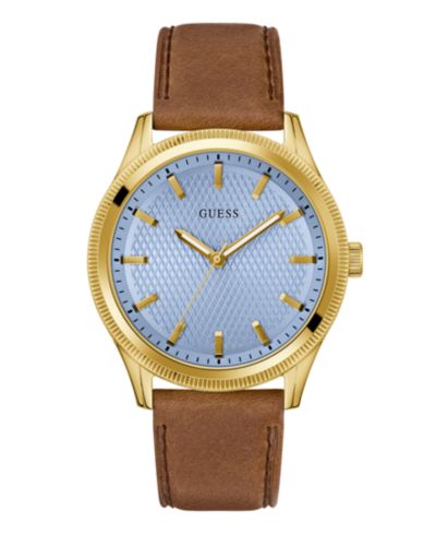 GUESS Мужские аналоговые часы Gold-Tone, 44mm