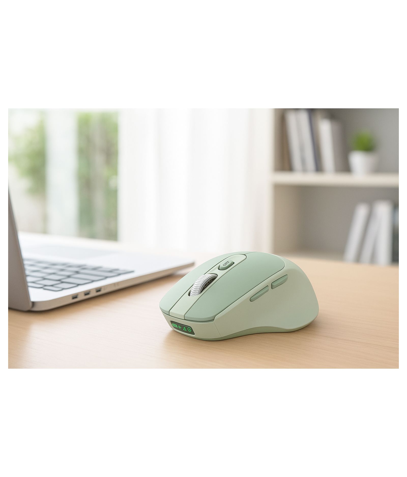 3pexperts Dual-Mode Wireless Silent-Click Mouse for Windows, macOS, Android, and iOS