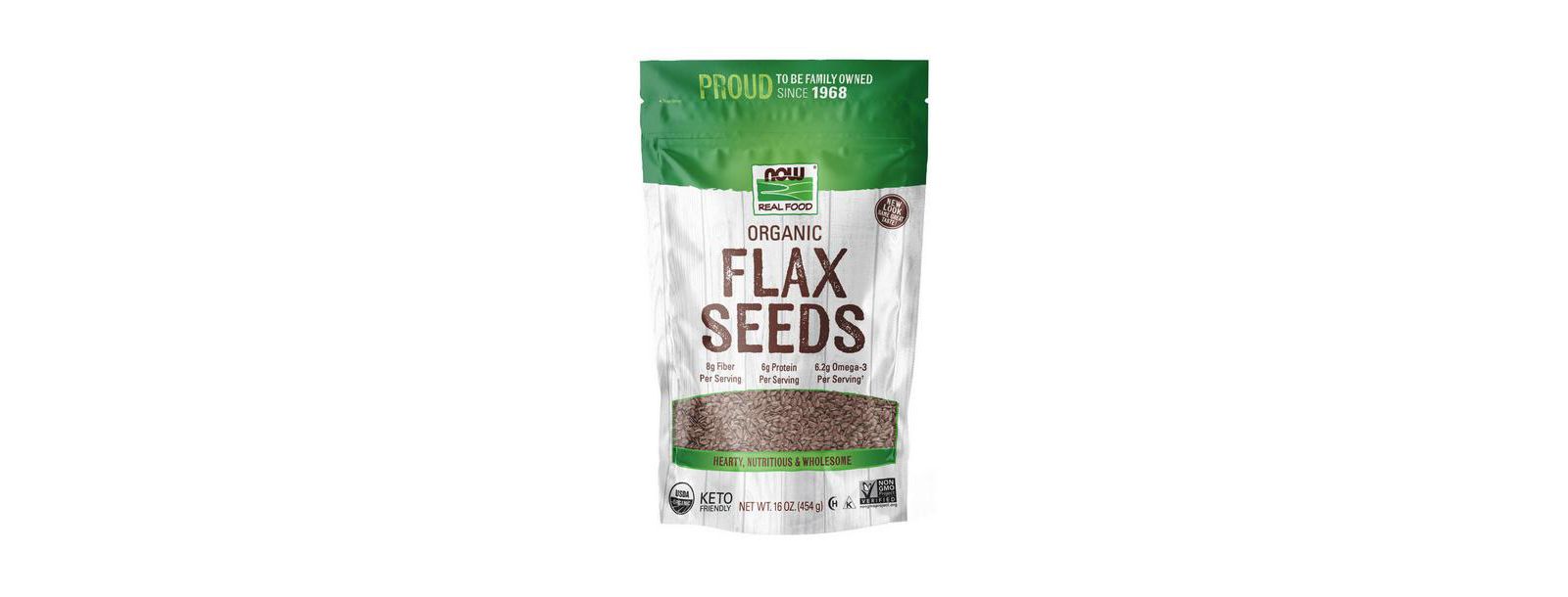 NOW Foods Flax Seed, 1 lb