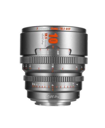Кинообъектив 7artisans Hope Series 10mm T2.1 Cinema Lens for Canon EOS-R Mount, Titanium Gray