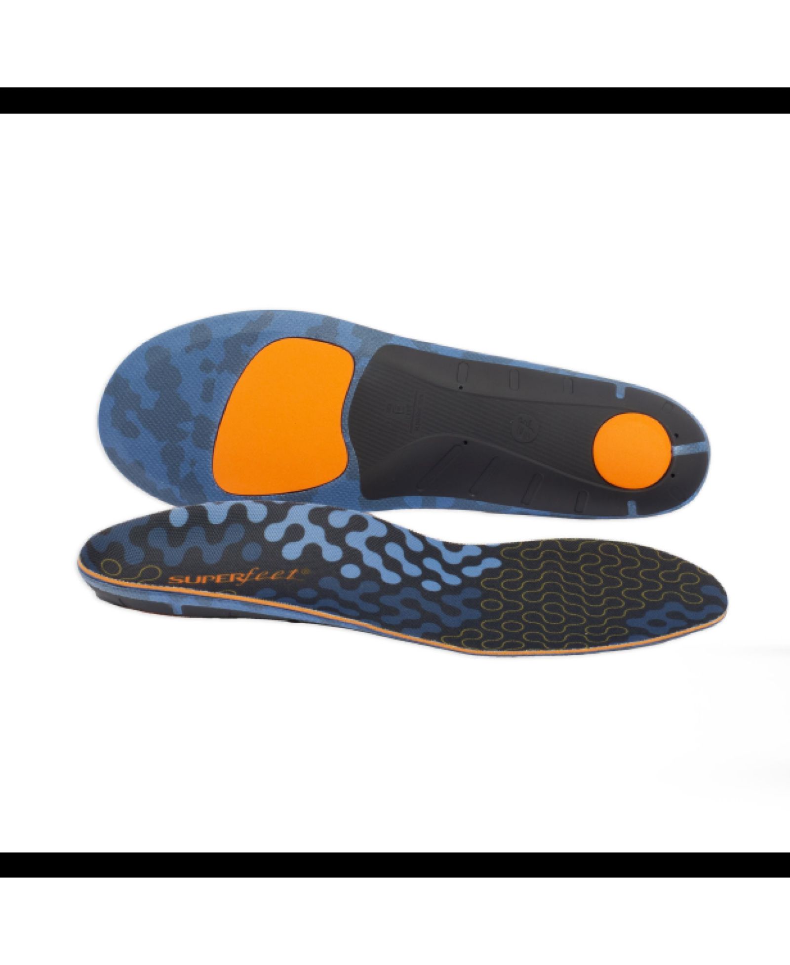 Superfeet Men's Run Cushion Medium Arch Insole - Riviera - 2.5-5 Men / 4.5-6 Women