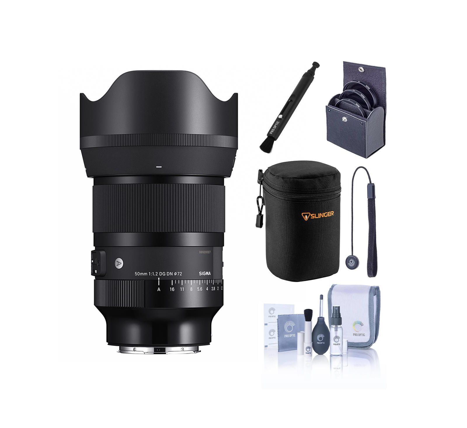Объектив Sigma 50mm f/1.2 DG DN Art для L Mount, комплект с фильтром 72mm, чехлом, набором для чистки и колпачком