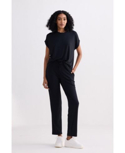 Reistor Women's Relaxed Tee Set in Black