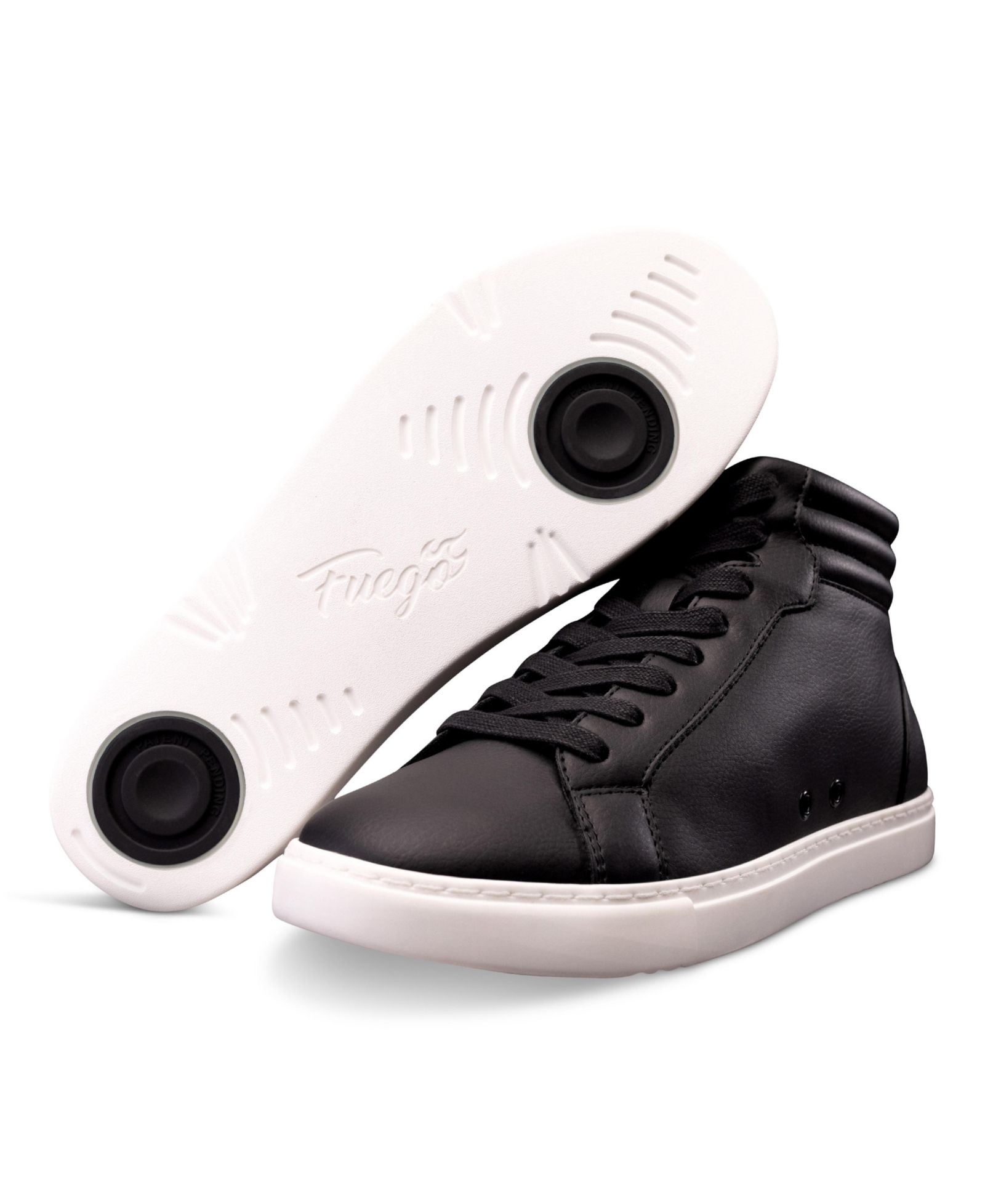 Women's Black High-top Sneaker