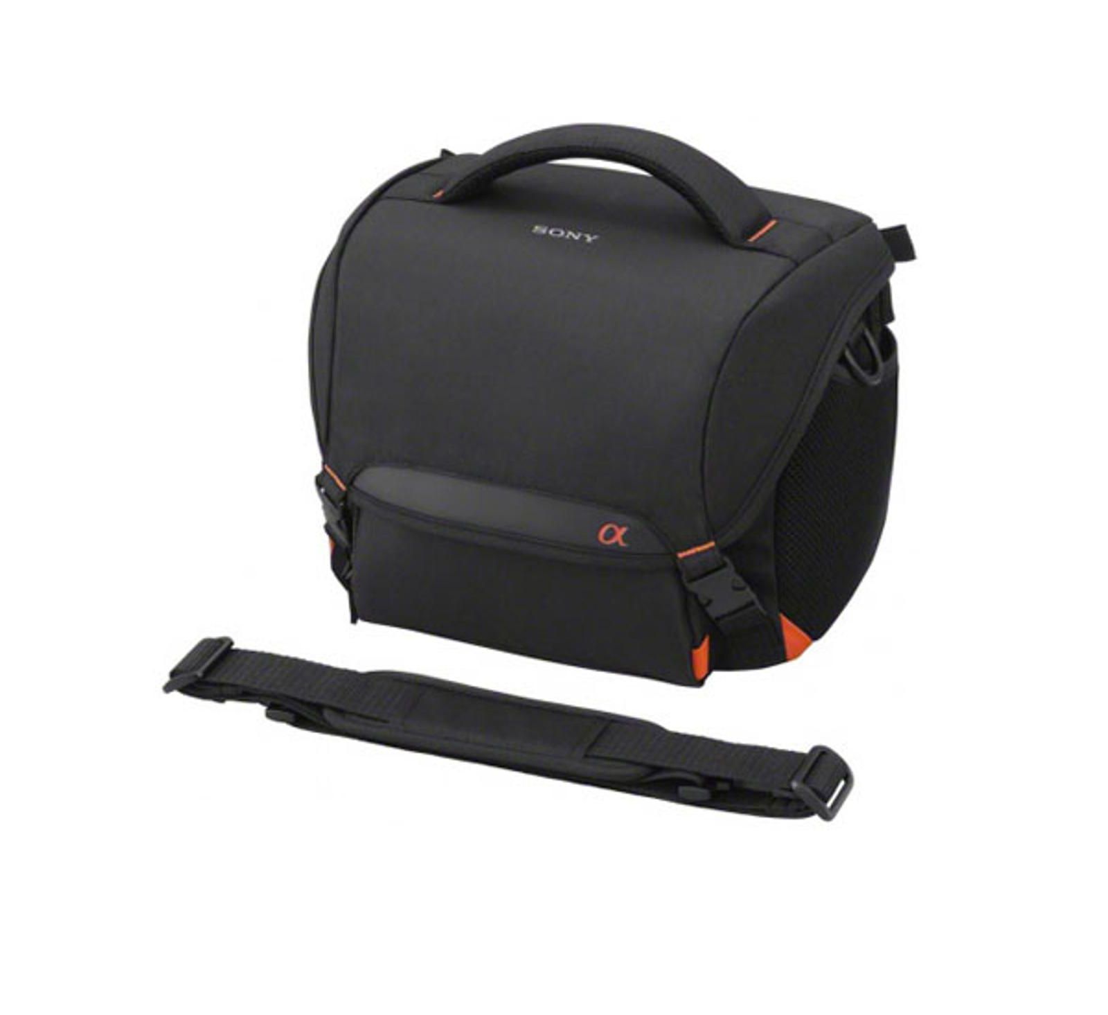 Sony LCS-SC8 Semi-Soft Padded Shoulder Strap Case for Alpha DSLR Cameras and Lenses