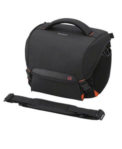 Sony LCS-SC8 Semi-Soft Padded Shoulder Strap Case for Alpha DSLR Cameras and Lenses