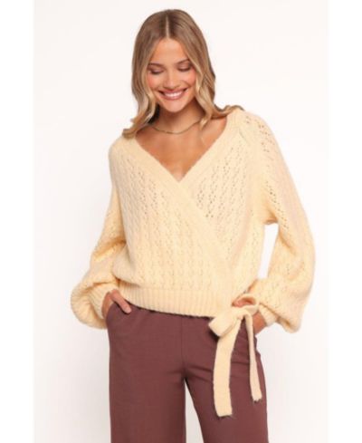 Женский вязаный свитер Petal and Pup Etta Ballet Wrap Knit