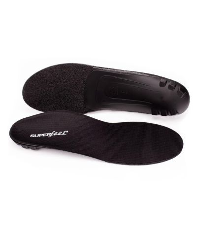 Superfeet Men's All-Purpose Support Low Arch Insoles (Black) - Trim-To-Fit Orthotic Inserts - Professional Grade - 7.5-9 Men / 8.5-10 Women