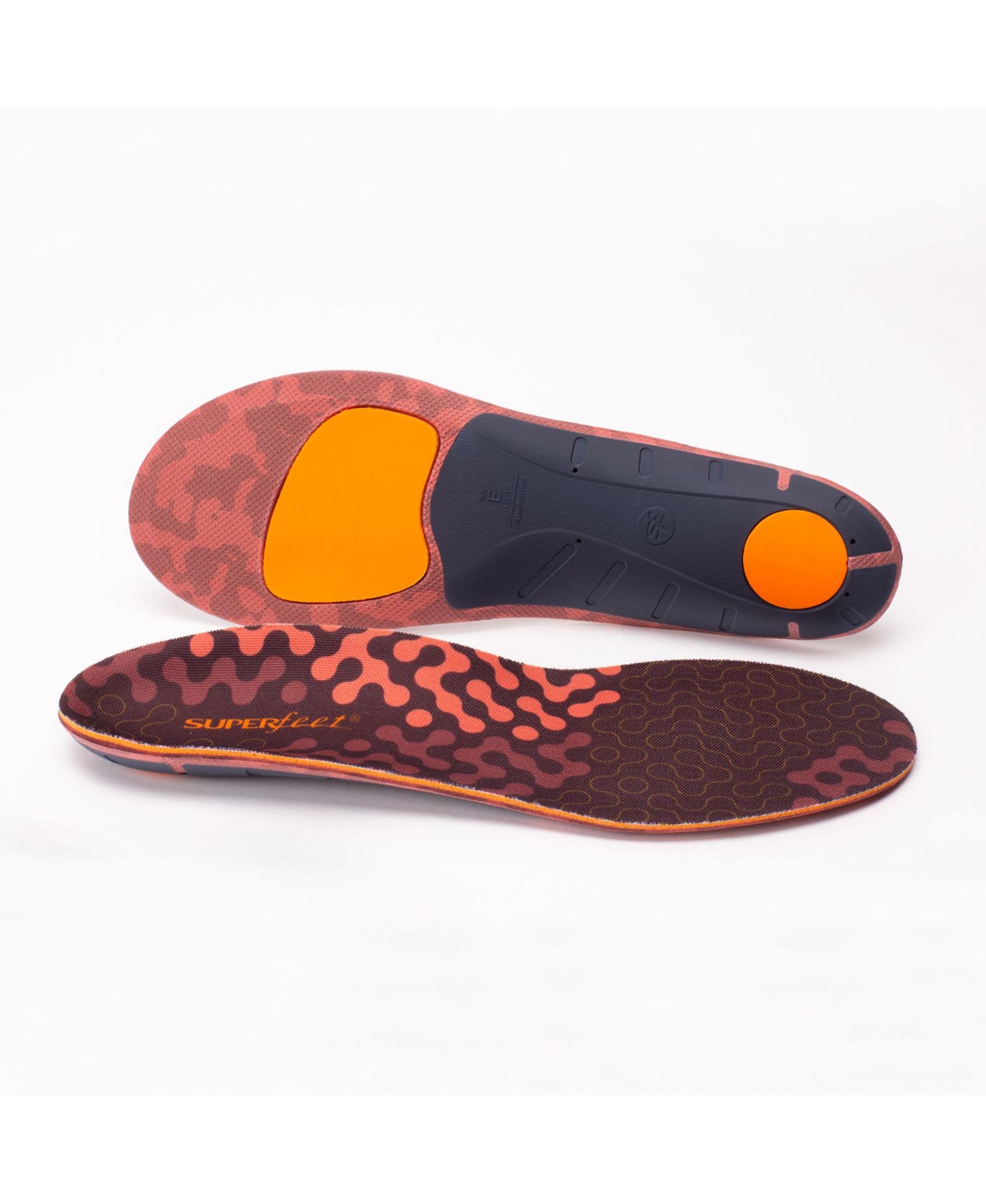 Superfeet Мужские стельки Adapt Run Flexible, Tandori Spice, 5.5-7 Men / 6.5-8 Women