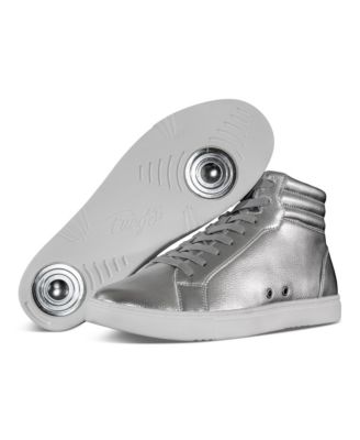 Men's Silver High-top Sneaker