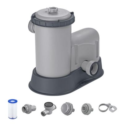 Bestway Flowclear 1,500 GPH 120V Above Ground Swimming Pool Water Filter Pump