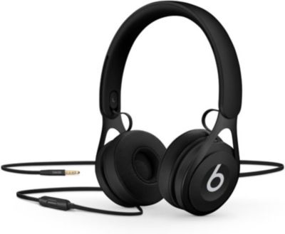 Beats EP проводные накладные наушники, без аккумулятора для бесконечного прослушивания, со встроенным микрофоном и управлением, Black